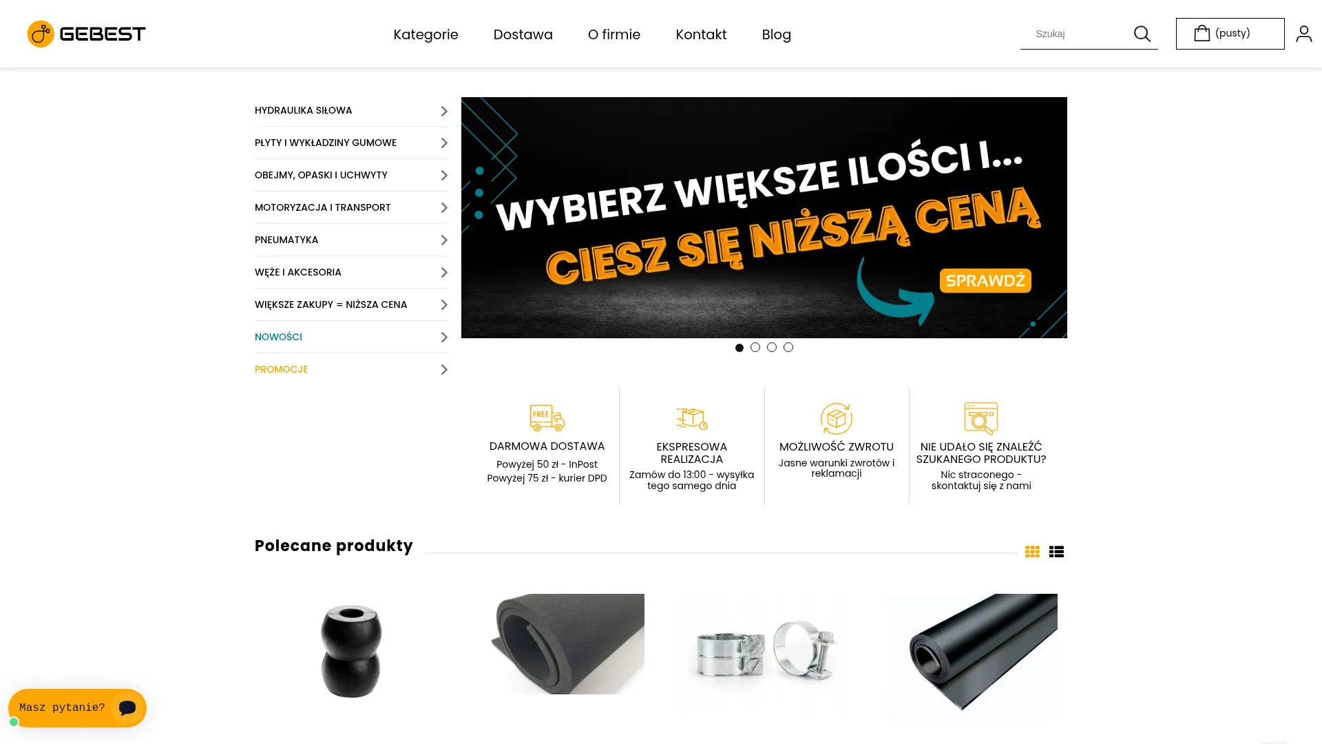 Screenshot of gebest.pl