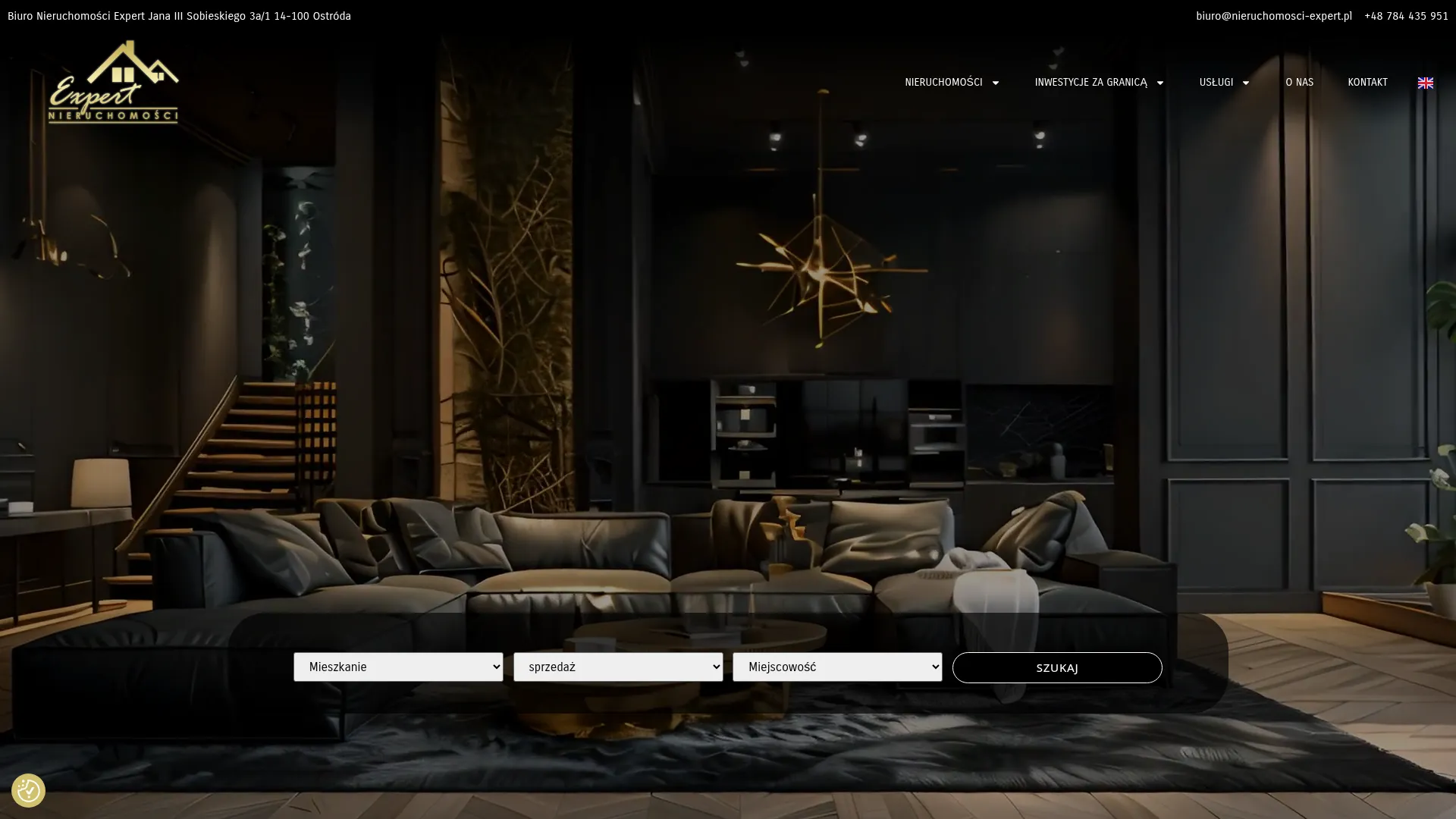 Screenshot of nieruchomosci-expert.pl