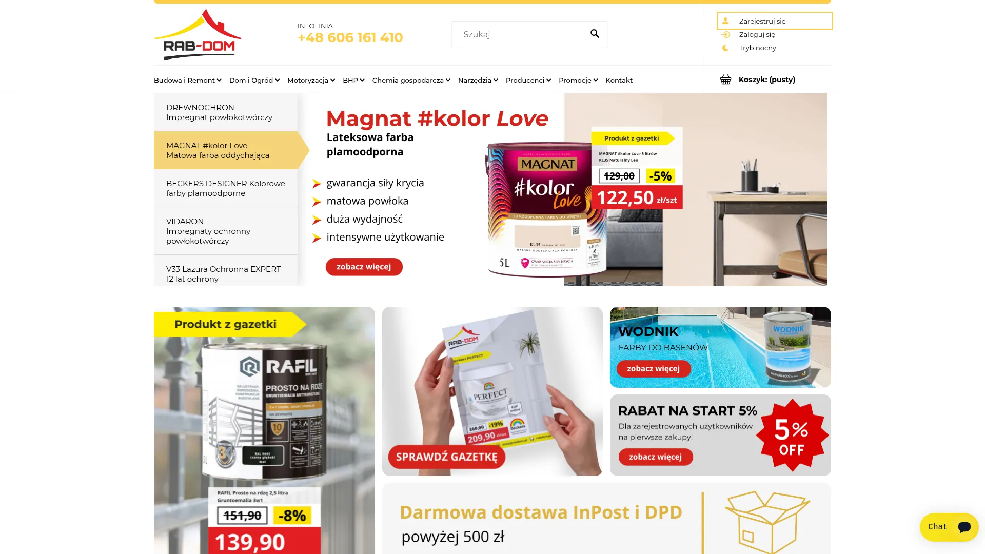 Screenshot of www.rabdom.pl