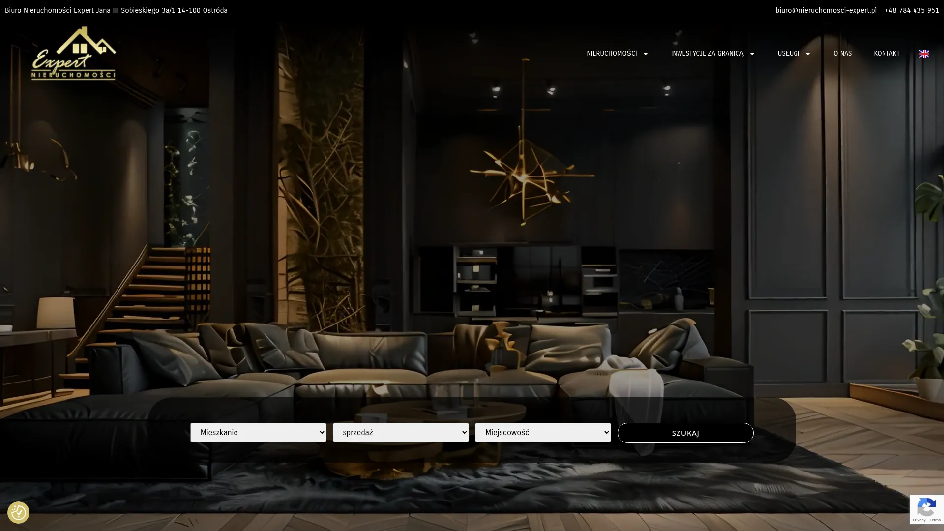 Screenshot of nieruchomosci-expert.pl