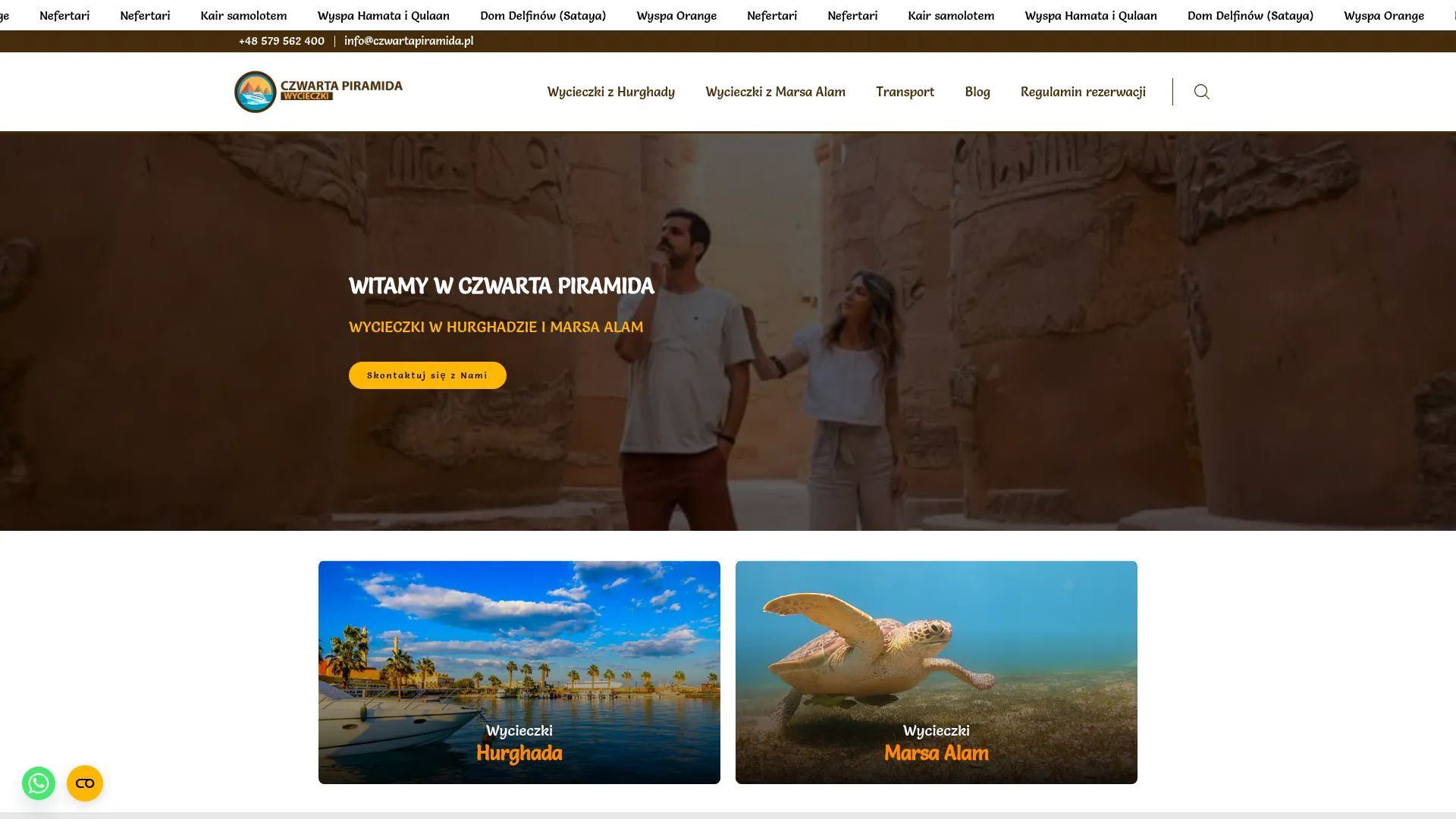 Screenshot of www.czwartapiramida.pl